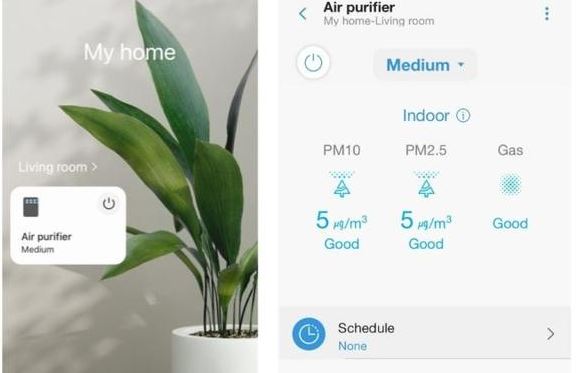 Control your Samsung air purifier with SmartThings