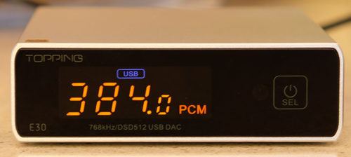 Topping E30 DAC - a 768kHz/DSD512 high fidelity bargain
