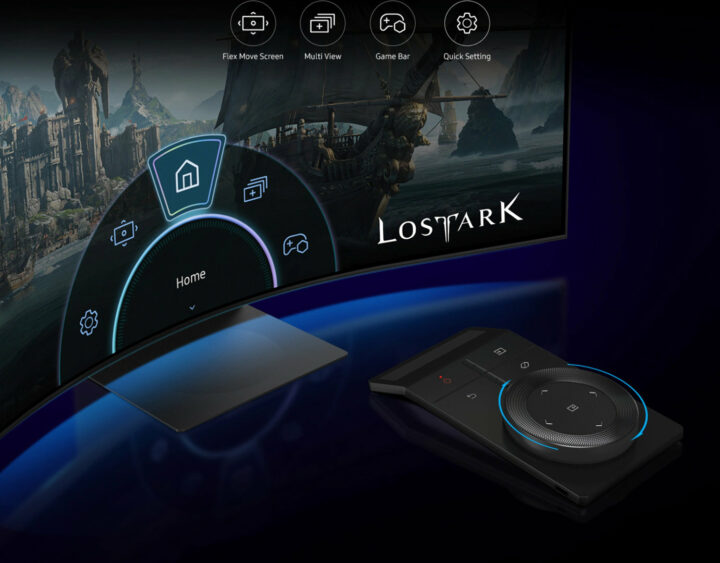 Samsung Odyssey Ark gaming monitor Ark Dial controller