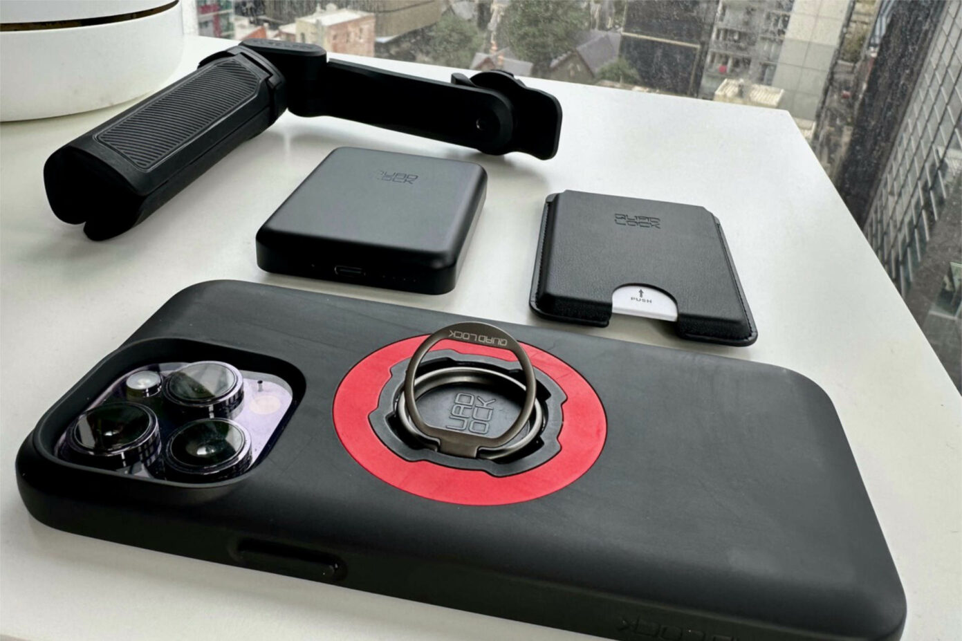 Quad Lock system review best phone mount for your bike or car