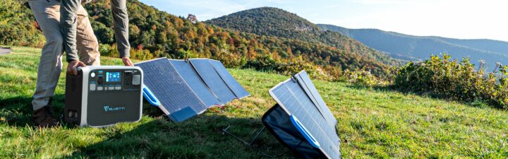 Off-grid solar panel charging